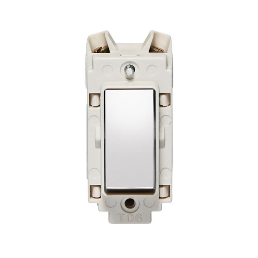 Crabtree 4535/6HPC/WH 20A Intermediate Switch Module Polished Chrome White Trim