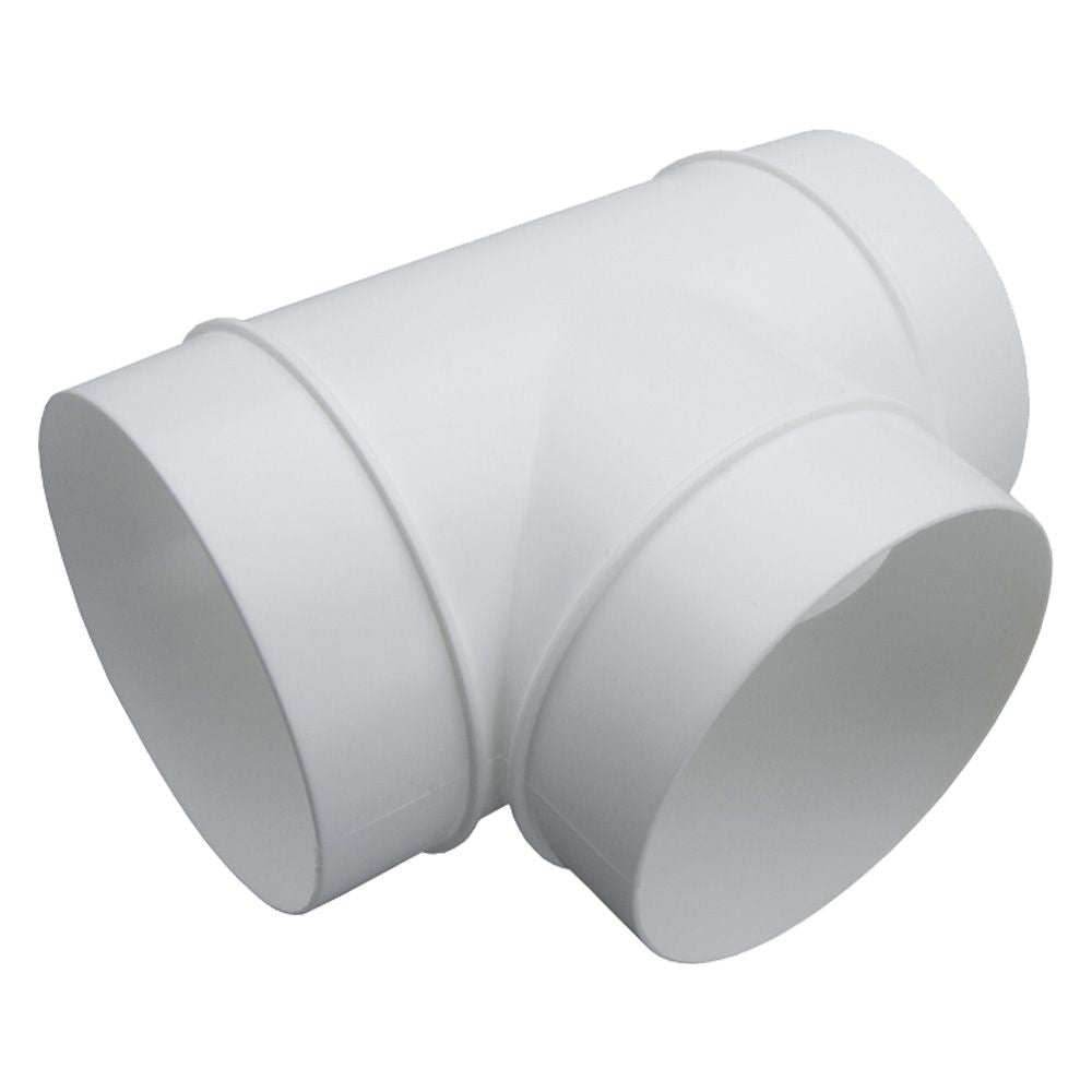 Manrose 44920 4'' PVC Ducting Tee Piece – ETC Electrical