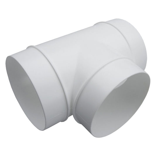 Manrose 44920 4'' PVC Ducting Tee Piece