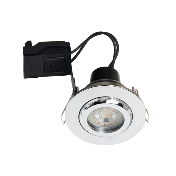 Forum SPA-45805-CHR Eros GU10 Tilt Downlight Can IP65 Chrome