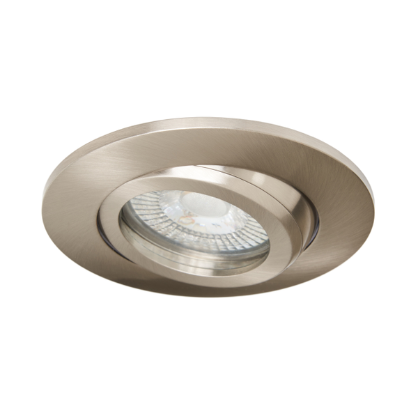 Forum SPA-45805-SNIC Eros GU10 Tilt Downlight Can IP65 Satin Nickel