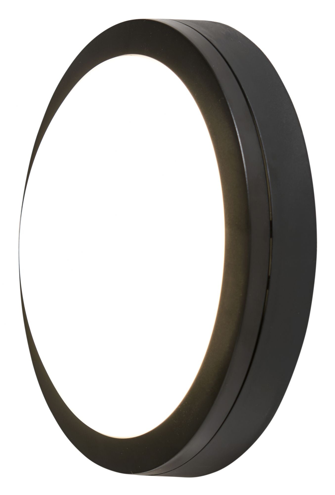 Forum ZN-46036-BLK Zien 12W Round LED Bulkhead 4000K IP54 Black