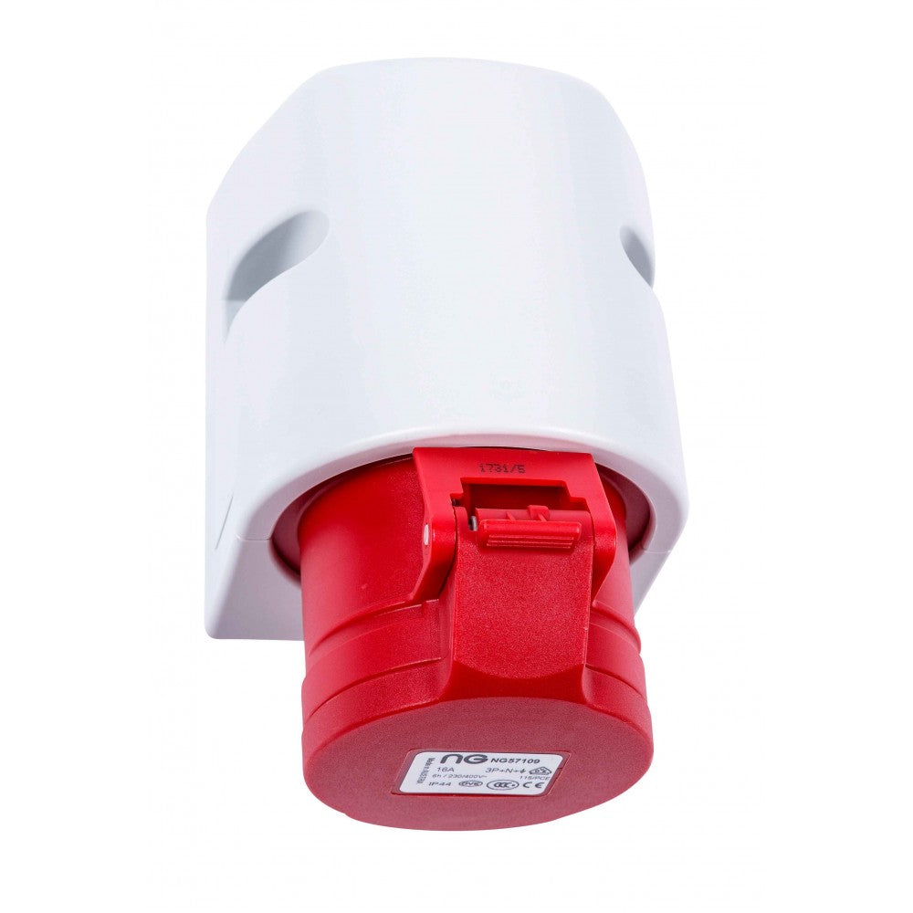 Niglon 57108 16A 4P Surface Mount Socket 415V IP44