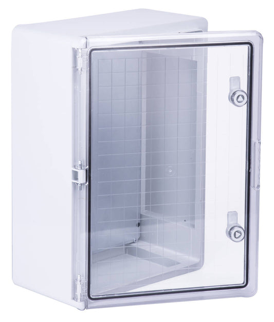 Wiska 50107060 WDBT5 350 x 500 x 190mm Distribution Enclosure with Transparent Door Light Grey IP65