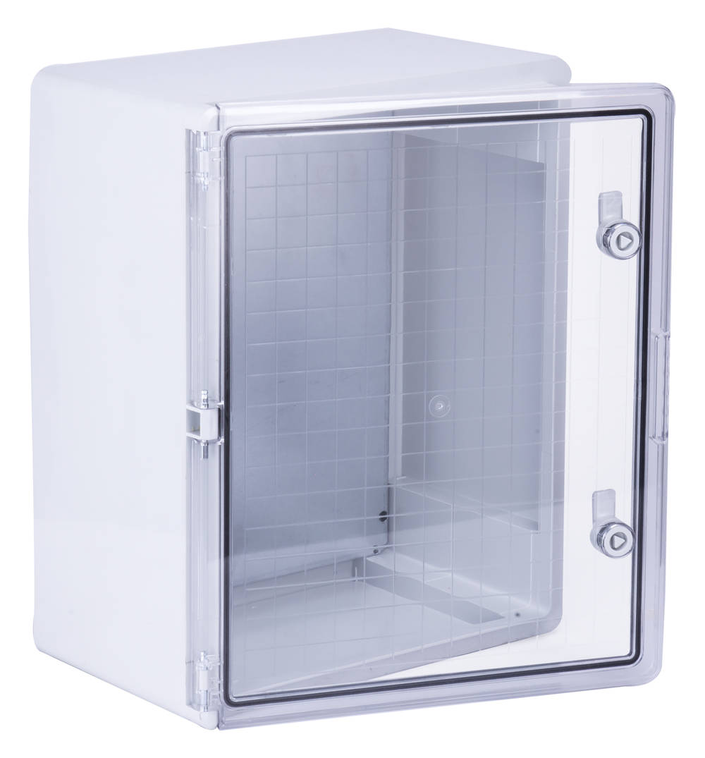 Wiska 50107061 WDBT6 400 x 500 x 240mm Distribution Enclosure with Transparent Door Light Grey IP65