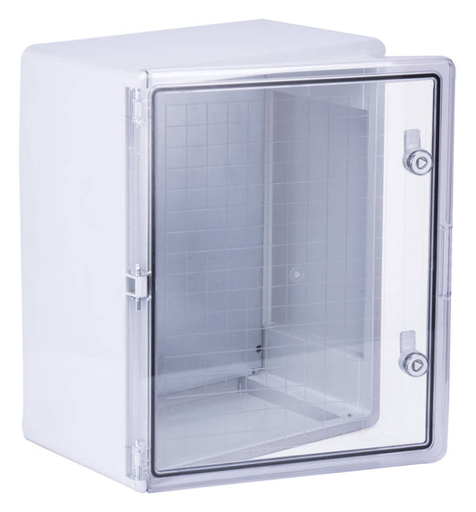 Wiska 50107061 WDBT6 400 x 500 x 240mm Distribution Enclosure with Transparent Door Light Grey IP65