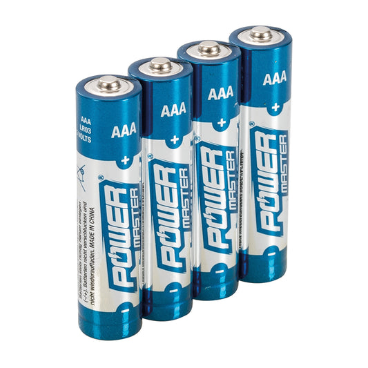 Powermaster 537212 AAA Batteries 4PK