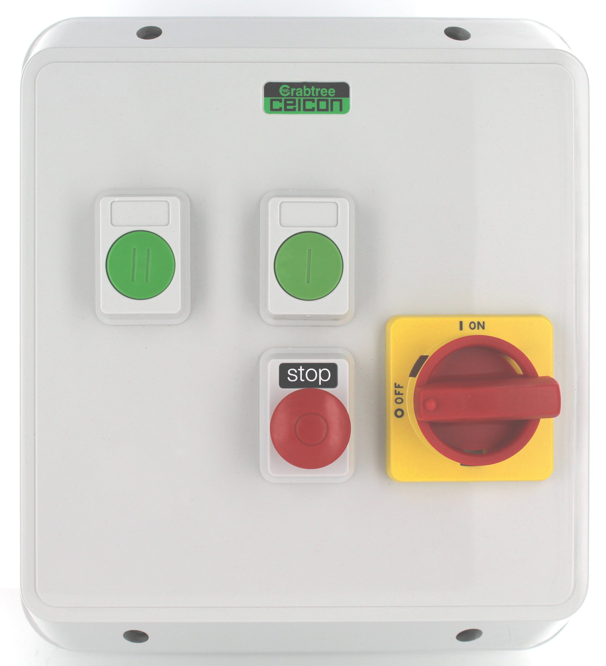 Crabtree 55011/AC0 Forward Reversing Enclosure with Isolator