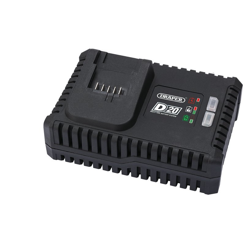 Draper D20BCF D20 20V 4A Fast Battery Charger