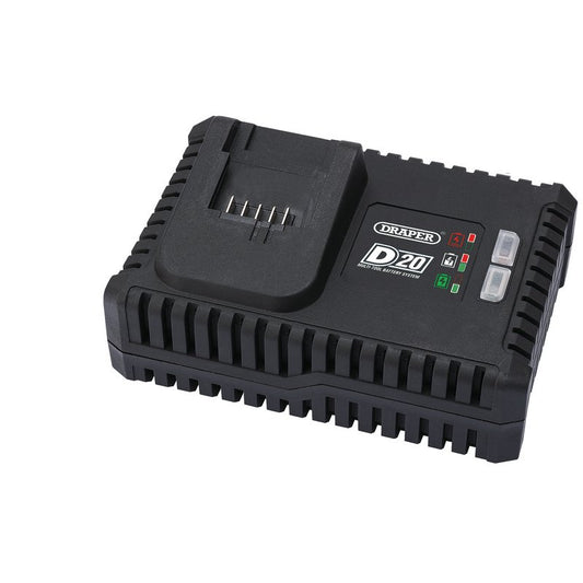 Draper D20BCF D20 20V 4A Fast Battery Charger