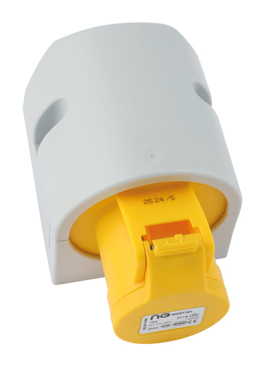 Niglon 57113 32A 3P Surface Mount Socket 110V IP44