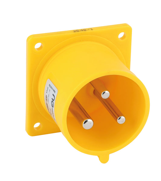 Niglon 57486 16A 3P Panel Mount Appliance Inlet 110V IP44
