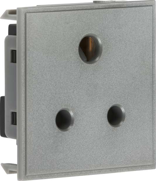 Euro 5AG 5A Socket Module Grey