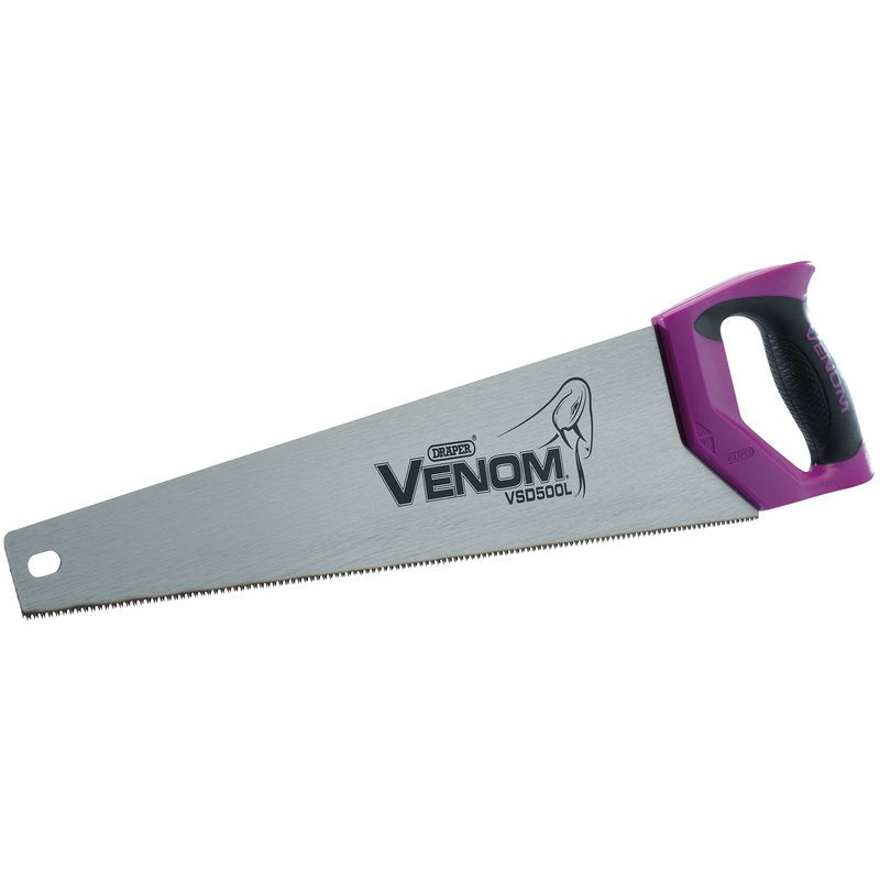 Draper VSD500L Venom® 500mm / 12'' Double Ground Laminate Saw 13tpi / 14ppo Purple