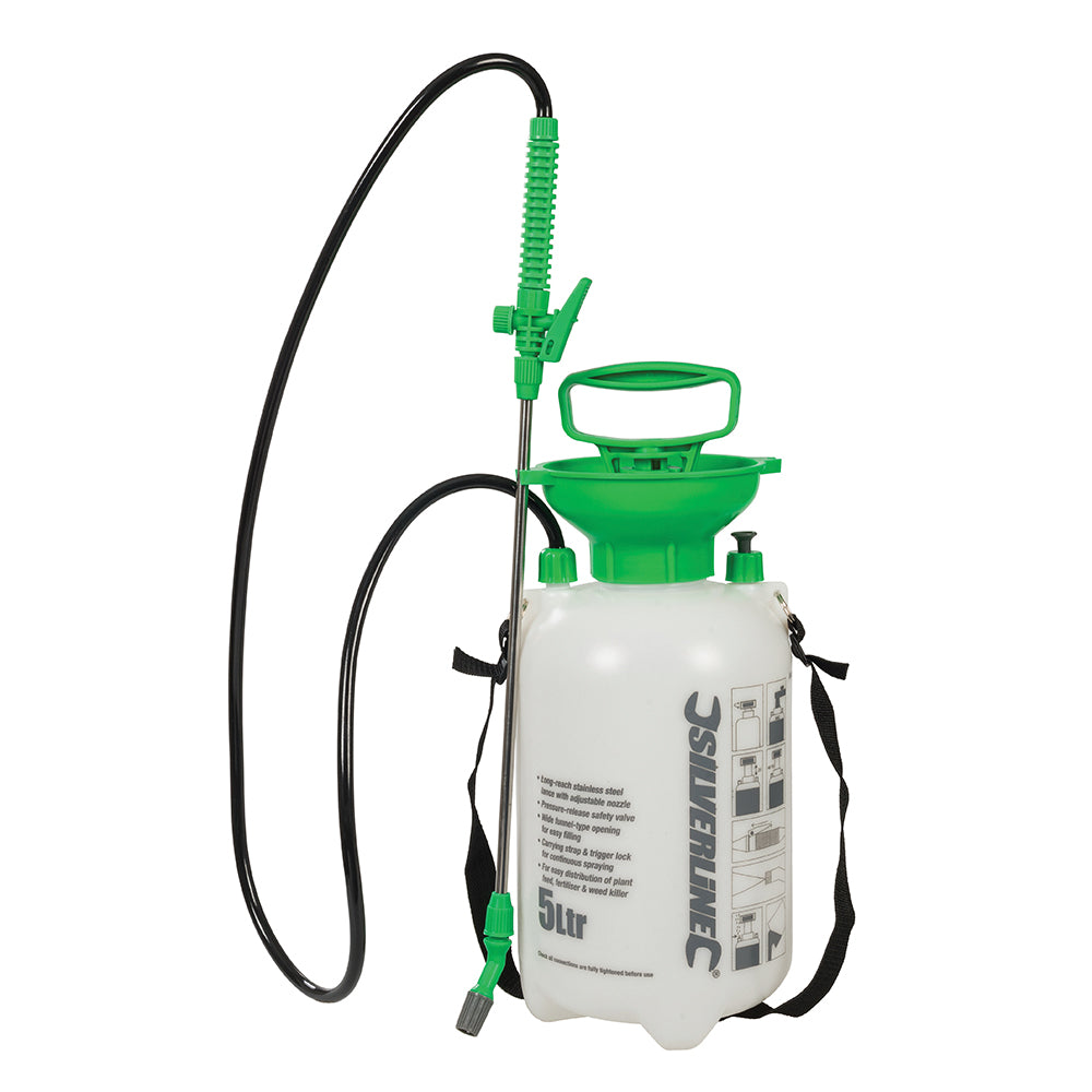 Silverline 675108 Pressure Sprayer 5L White