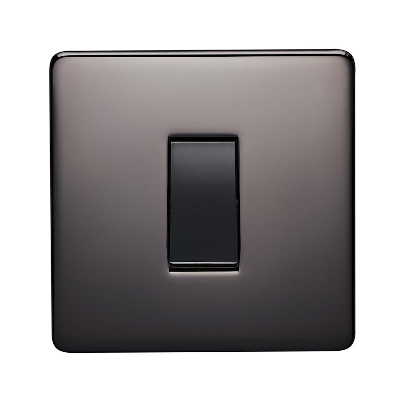 Crabtree 7015/BKN 1 Gang 45A DP Switch Black Nickel
