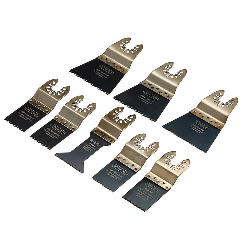 Draper APT519 Oscillating Multitool Blade Set 8pc