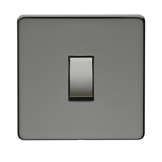 Crabtree 7170/BKN 1 Gang 2 Way Switch Black Nickel