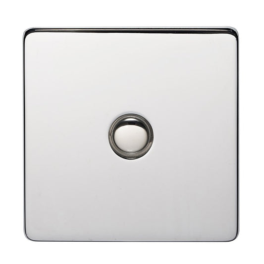 Crabtree 7400/TD1HPC 1 Gang 400W Touch Dimmer Polished Chrome