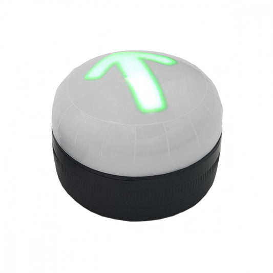 Switchtec 74754 Sirena Rechargable Battery Powered LED Beacon with Magnetic Base Green Arrow