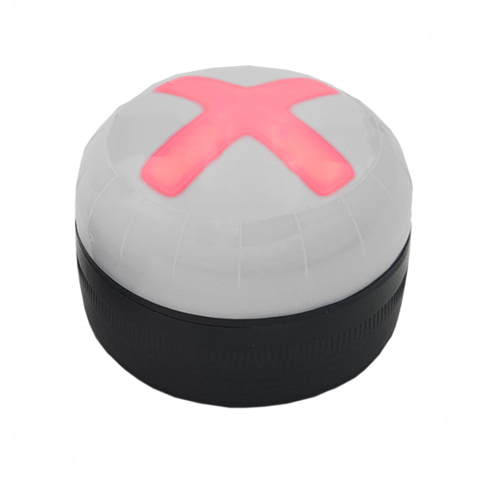 Switchtec 74755 Sirena Rechargable Battery Powered LED Beacon with Magnetic Base Red X