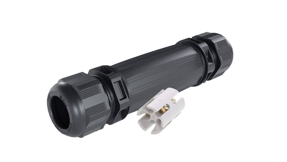 Wiska 10112270 788/ESKV25 134mm 24A Polystyrole/Flame Retardant M25 Jointing Sleeve Black IP68