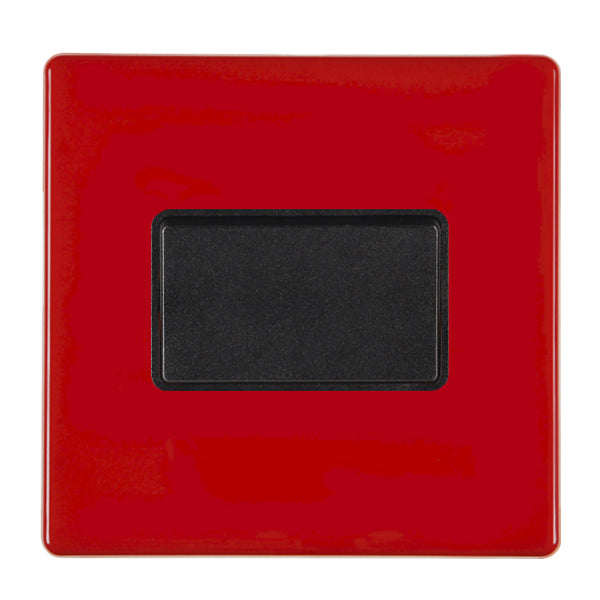 Hamilton 7RCTPBL-B 10A Fan Isolator Switch Pillar Box Red Black Insert