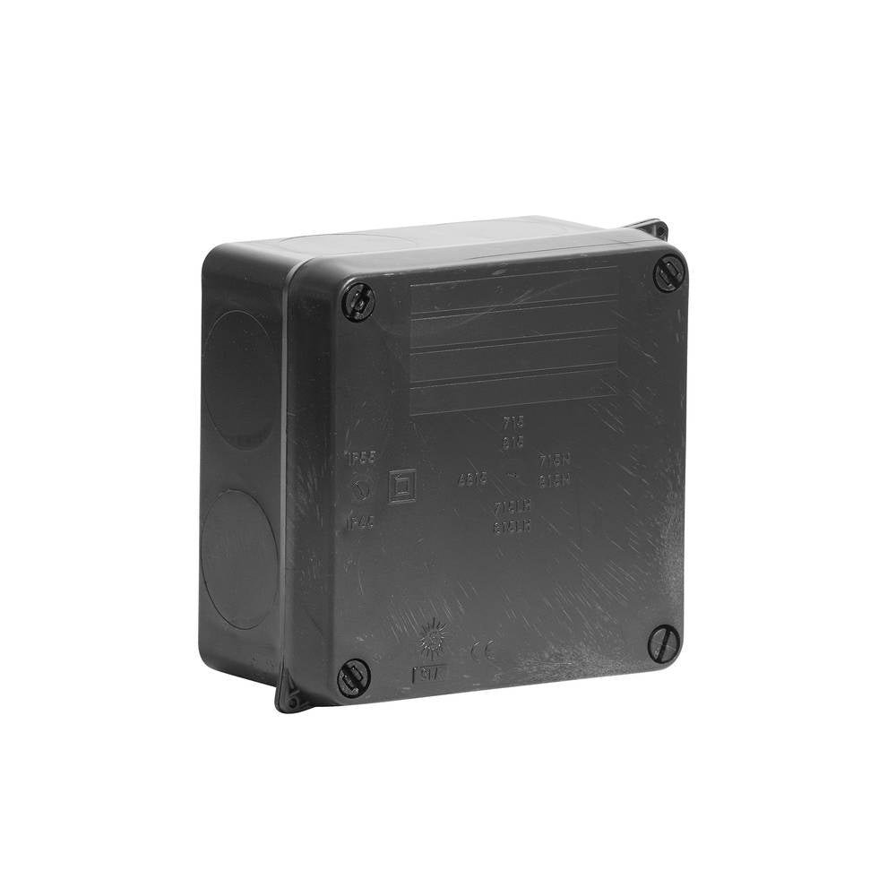 Wiska 815N WIB1 110 x 110 x 60mm Thermoplastic Enclosure Black IP65