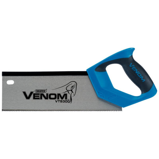 Draper VTS300 Venom® 300mm / 12'' Double Ground Tenon Saw Black & Blue