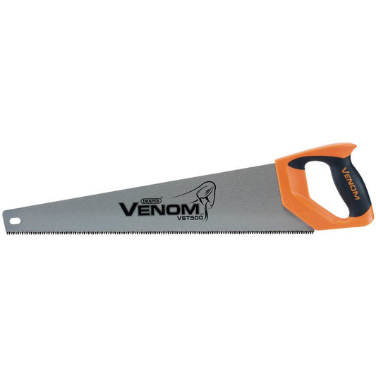 Draper VST500-78 Venom® 500mm / 20'' First Fix Triple Ground Handsaw 7tpi / 8ppi Orange