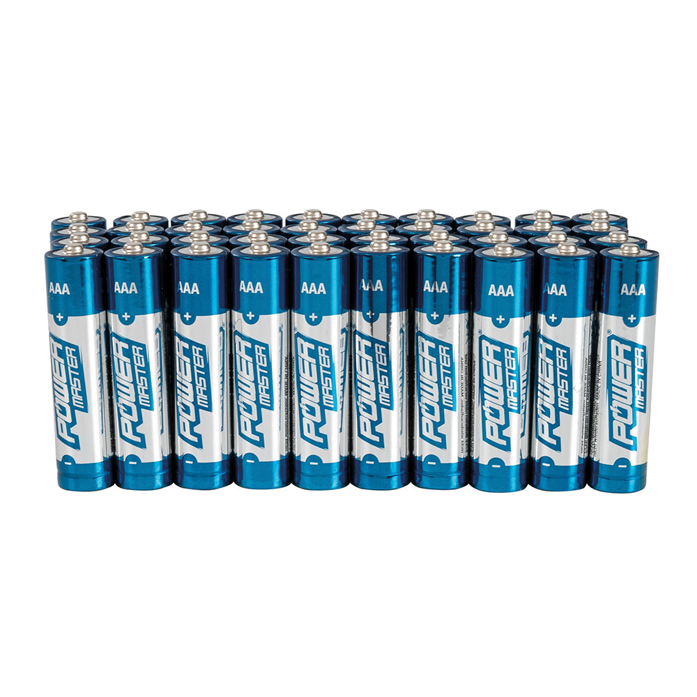 Powermaster 867060 AAA Batteries 40PK
