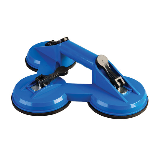 Silverline 868582 100kg Triple Suction Pad Blue