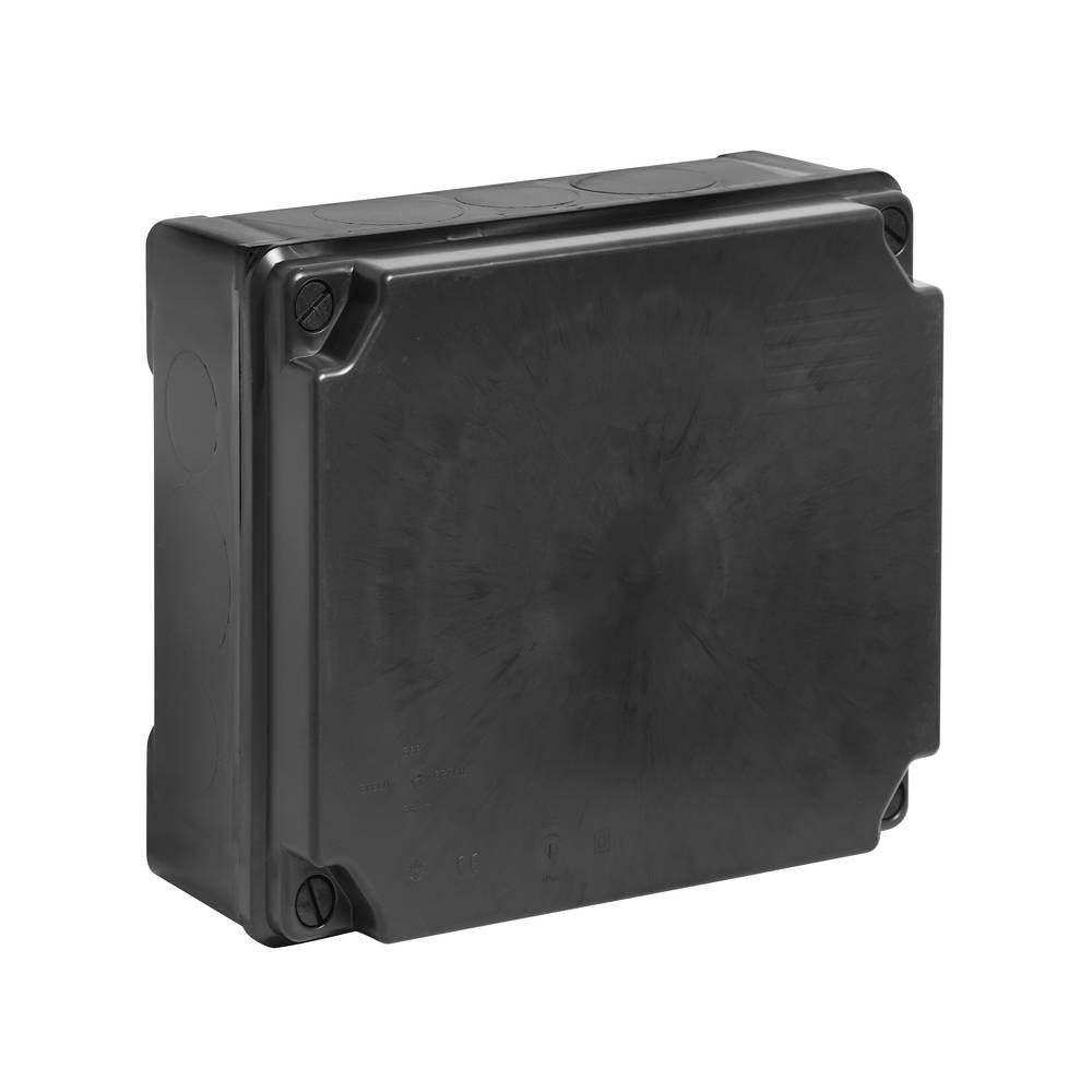 Wiska 887N WIB5 320 x 250 x 135mm Thermoplastic Enclosure Black IP65