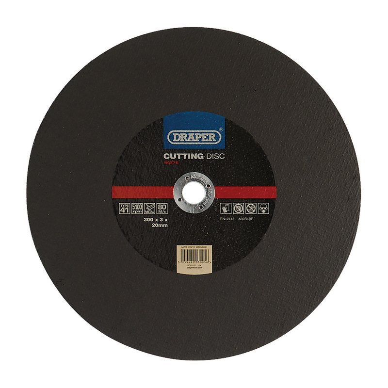 Draper CGF11 300 x 20 x 3mm Metal Cutting Disc