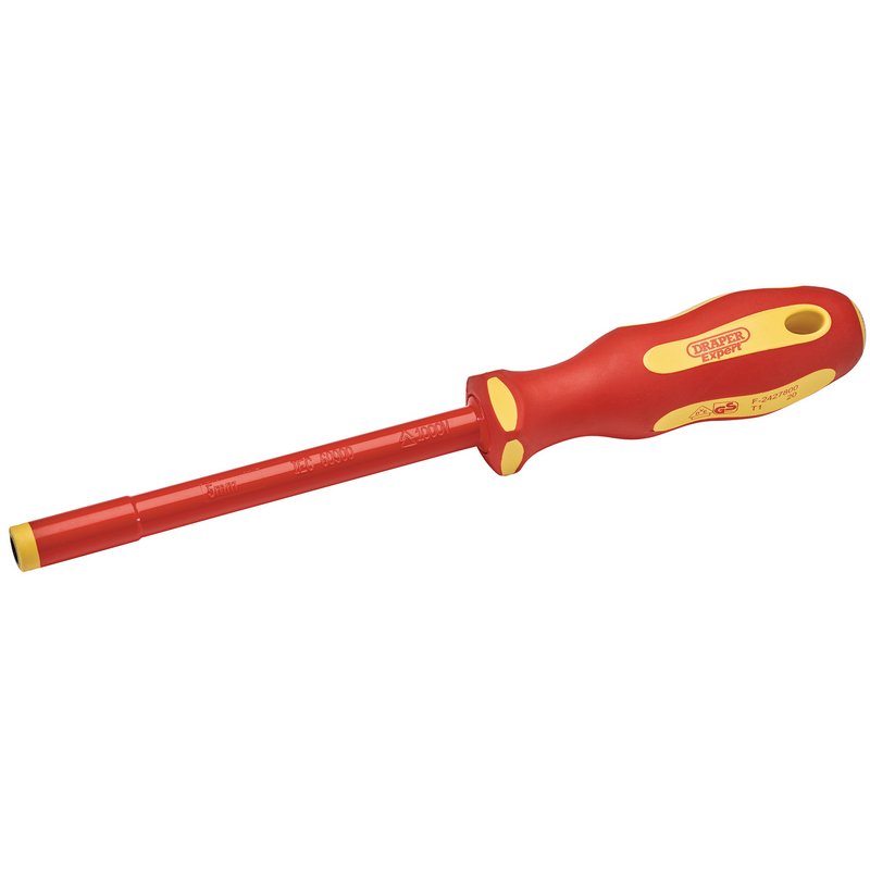 Draper 965/NR-6 VDE Insulated Nut Driver 6mm Red & Yellow