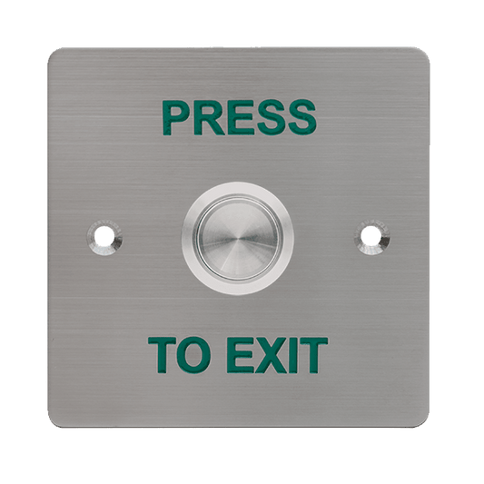 ESP A1EXIT Aperta Press To Exit Flush Exit Button Stainless Steel