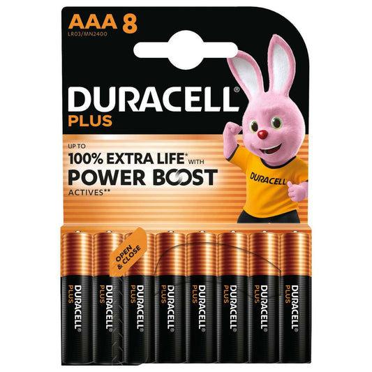 Duracell Plus Power MN2400B8 AAA 8 Pack
