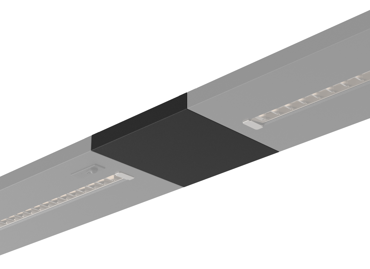 Kosnic ADDS-BLANK-BLK Adda 230 x 230mm Blank Section Black