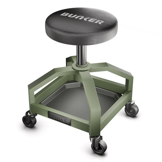 Bunker® AHDSSTL Adjustable Work Stool Dark Green