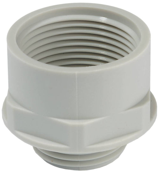 Wiska 10063629 AMP M12-PG9 Polyamide Adaptor Light Grey