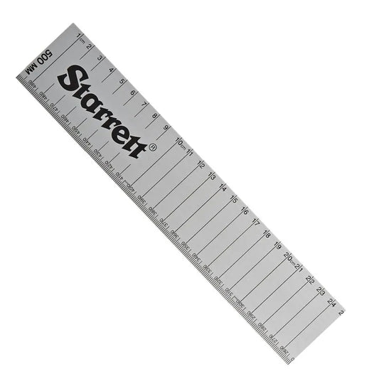 Starrett AMSE-500 500mm Aluminium Ruler