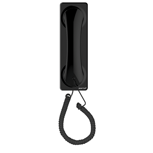 ESP APAUDHBLK Aperta Door Entry Handset Black