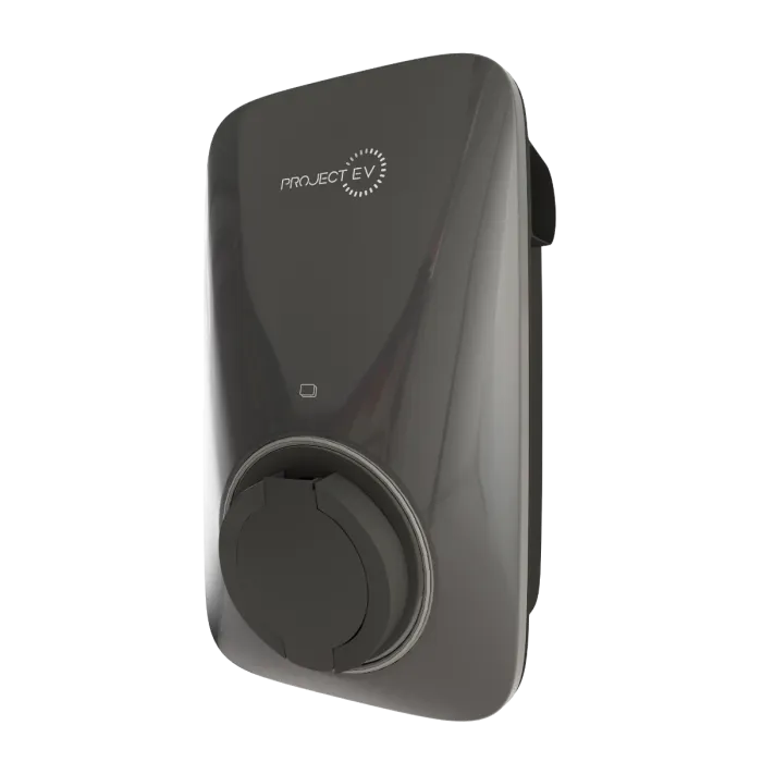 Project EV APEX7S-T APEX 7KW Tethered EV Charger (WiFi RFID Bluetooth) EV Steel