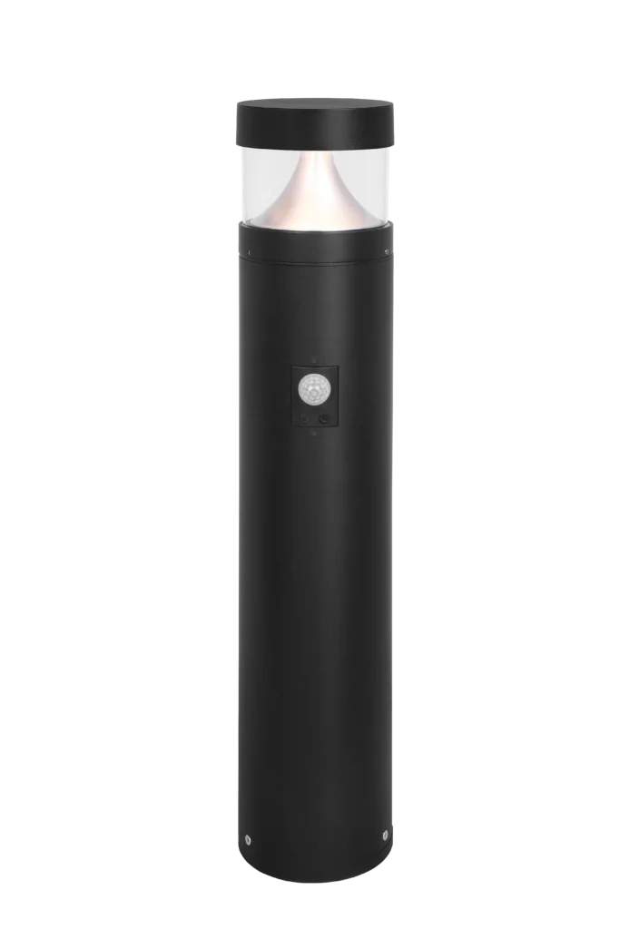 Kosnic ARDF20T-BLK/S Arden 2 20W CCT LED 1030mm Bollard with Sensor IP65 Black