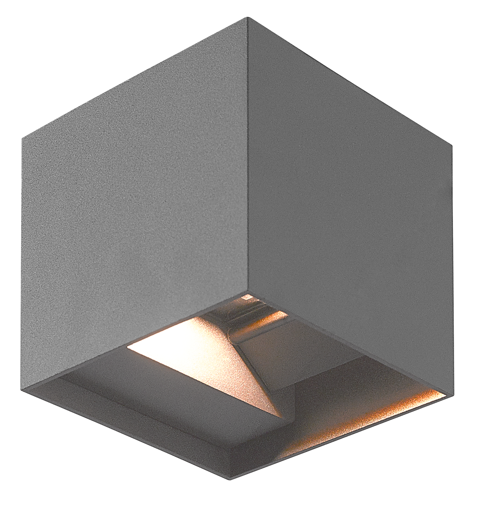 Kosnic ASPS20-GRY Aspen 20W Square CCT LED Wall Light IP65 Grey