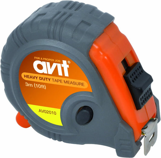 Avit AV02010 3m  / 10ft Heavy Duty Tape Measure