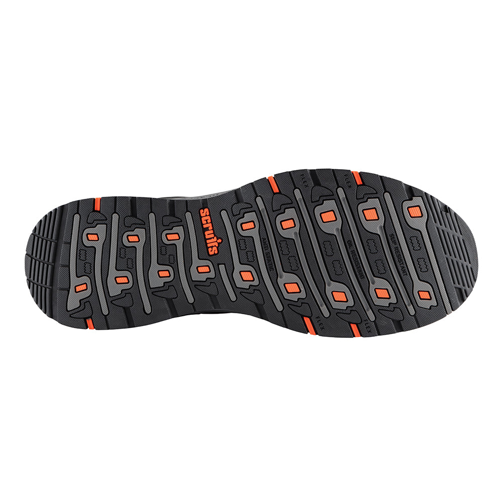 Scruffs Air Safety Trainers Black / Orange