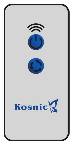 Kosnic AIR1400-BLK Aira 1400lm Solar LED Floodlight 3000K Black