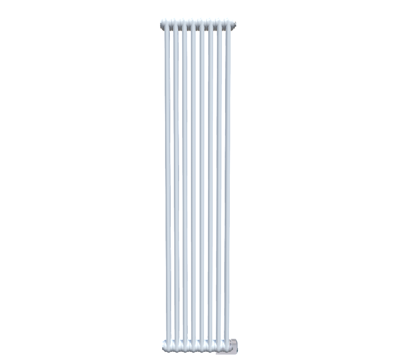 The Radiator Company ANCR2C1842EW Ancona 750W 1853 x 420 2 Column 8 Section Vertical Electric Radiator White