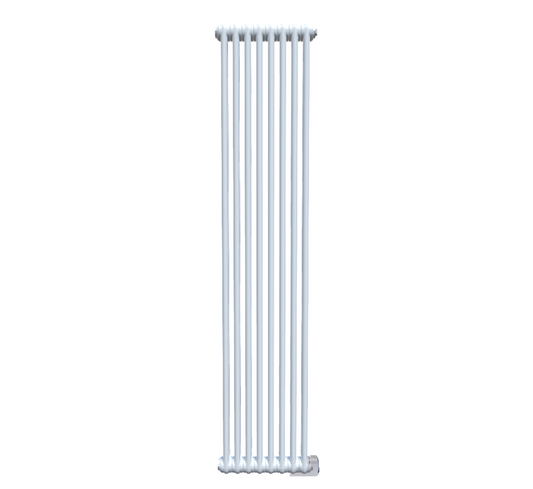 The Radiator Company ANCR2C1842EW Ancona 750W 1853 x 420 2 Column 8 Section Vertical Electric Radiator White